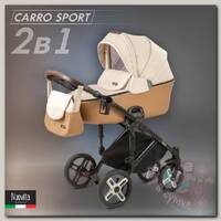 Коляска Nuovita Carro Sport 2 в 1 beige marrone