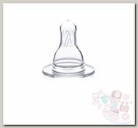 Соска Medela cиликоновая S малый поток (2 шт/уп)