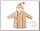 Happy Baby Пляжное пончо 88129 stripes
