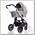 Коляска Mowbaby Zoom PU RA086 2 в 1 gold beige