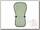 Altabebe Матрасик вкладыш Lifeline Polyester + 3D Mesh light green