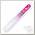 Bohemia Czech Glass Nail Files Пилка для ногтей стеклянная двухсторонняя с закруглёнными краями 90 мм розовый